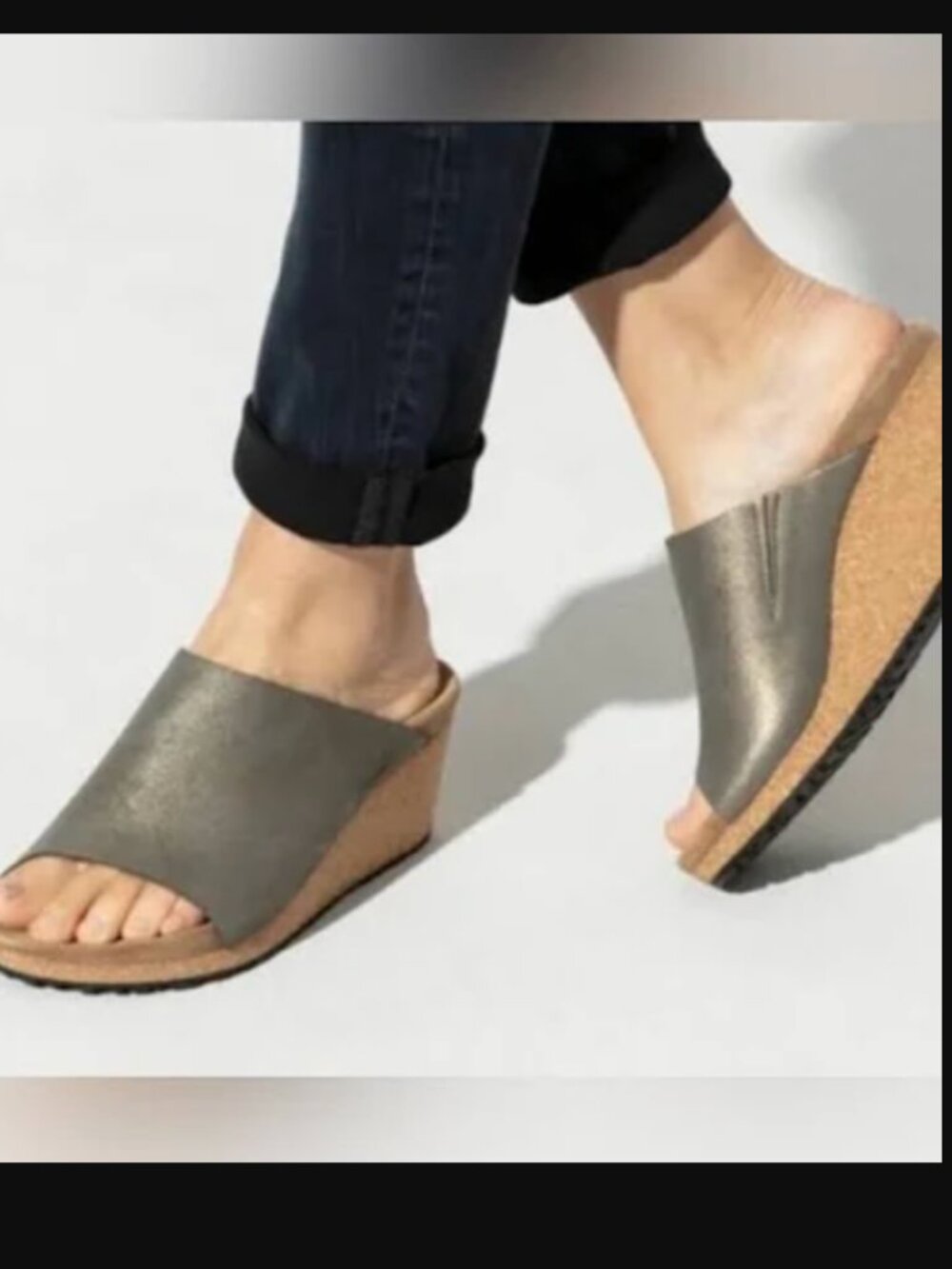 NIB Papillio by Birkenstock Namica Wedge Mules 39/L8